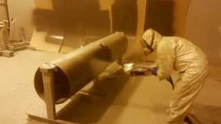 Нанесение Карбофлекс с помощью XP70 Graco