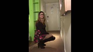 Floral dress Review Crossdressing Young Boy to Girl (Crossdresser / Shemale / Transvestite)