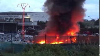 incendio Auto Desguace Valencia