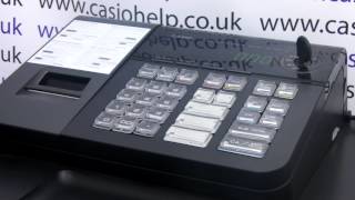 Casio SE-S10 / PCR-T280 Instructions: How To Clear Mistake In The Reg Mode