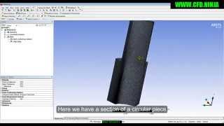 ANSYS MESHING - Mapped & Match Control - Basic Tutorial 8