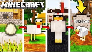 ŻYCIE KURCZAKA W MINECRAFT || OD NARODZIN DO ŚMIERCI