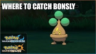 Where to catch Bonsly in Pokemon Ultra Sun and Ultra Moon!