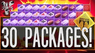 Destiny: OPENING 30 PACKAGES - RISE OF IRON PACKAGE OPENING (VANGUARD, CRUCIBLE, FACTION + MORE)