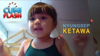 Gempi Ketawa Lihat Gading Nyungsep Naik Perosotan - CumiFlash 14 Desember 2018