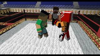 Minecraft WWE Джон Сина VS Рэй Мистерио