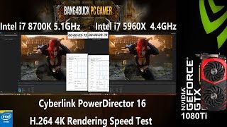 Time To Join The 5GHz! Club Intel i7 5960X 4.4Ghz Vs i7 8700K 5.1GHz | GTX 1080Ti