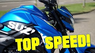 2019 Suzuki GSX-S750 35kW A2 TOP SPEED + GPS top speed