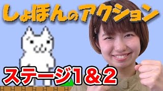 【しょぼんのアクション】死にゲー実況プレイ初挑戦してみた！1st&2ndステージ【死にゲー】