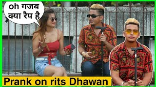 BLIND MAN RAPPING PRANK IN INDIA | PRANK ON RITS DHAWAN | PRANKS IN INDIA | KARAN KOTNALA