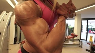 Jaqueline Costa blonde Brazilian muscle hottie