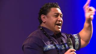 Eroni Clarke at "Tama Tane Malosi" Promise Keepers Samoan Men's Event