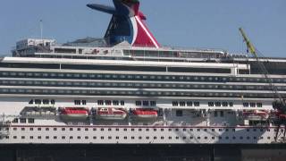 Carnival Splendor in Dry Dock