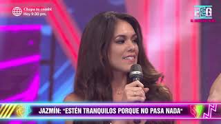 Jazmín Pinedo reafirmó que seguirá en la conducción de EEG con fuerte mensaje