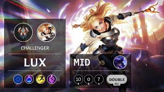 Lux Mid vs Ryze - EUW Challenger Patch 9.12