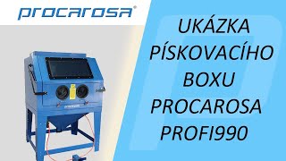 Pískovačka Procarosa PROFI990 pro pískování ALU disků kol