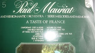 ORQUESTRA PAUL MAURIAT - VOL.5 - A TASTE OF FRANCE - (BRASIL1974) - FULL ALBUM