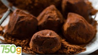 Recette Truffes au chocolat - 750 Grammes