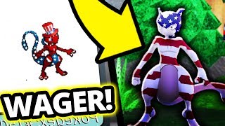 *CRAZY* AMERICAN AURA MEWTWO WAGER!! (Project Pokemon)