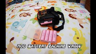 upgrade battery eachine vr 006 pake battery 18650 /battery vape/  (batre bekas laptop)