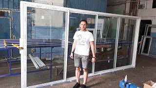 Раздвижная система "Slidors". Оконный завод "Гарант".