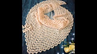 Бактус крючком. Новый, легкий и красивый узор!