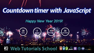 Learn how to create a countdown timer with JavaScript | Web Tutorials School