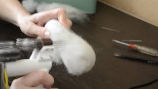Машинка для валяния шерсти "Триумф с 9 иглами в работе"