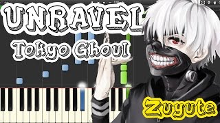 Unravel - Tokyo Ghoul │Piano Tutorial [Synthesia] + Download (MIDI, PDF, MP3, mscz)