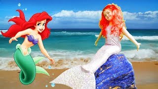 MERMAIDS Transformation Mermaid  Превращение в русалку Kids Video Sweet Emily toy