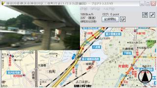 HD 3 東海道新幹線 N700系 のぞみ1号 博多行 車窓とGPS 3/13