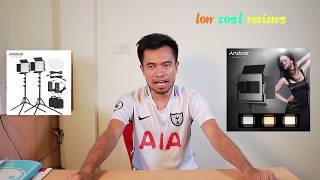 Andoer 600 LED CRI 85 | 3200-5600 K | Low Cost Reviews
