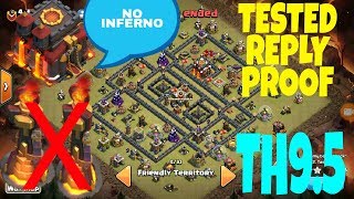 TH9.5 (TH10 No Inferno) War Base 2018 !! 3 X-BOW !! Anti 2 3 Star !! Tested !! Proof Replays !! COC