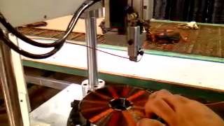 Winding for induction cooker Production process of Special disk