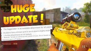 this UPDATE COULD CHANGE EVERYTHING in COD WW2... (UNLIMITED SPRINT, SUPPRESSOR ATTACHMENT, & MORE)