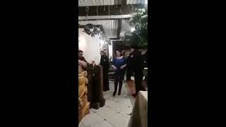Драка пьяных с ППС (Росгвардия) в ресторане Олешня. Алдан, Якутия
