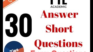 pte answer short question practice