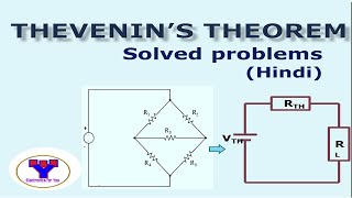 Thevenin's theorem (Solved problems) in Hindi| Lecture 1| DC analysis