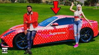 GTA 5 REAL LIFE MOD SS4 #17 MY NEW LV SUPREME FERRARI