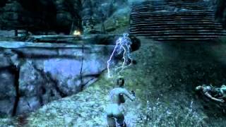 TES V Skyrim. Handjob. Приключения голой женщины в скайриме, часть 3