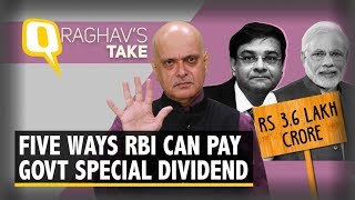 Sell Assets or Print Cash: 5 Ways RBI Can Pay Govt Rs 3.6 Lakh Cr | The Quint