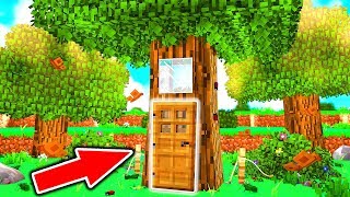 LEBEN IN EINEM BAUM - HAUS in einem MINECRAFT BAUM!