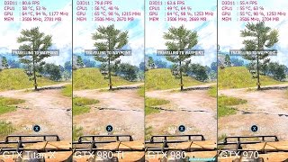 Far Cry 4 GTX Titan X Vs GTX 980 TI Vs GTX 980 Vs GTX 970 Frame Rate Comparison