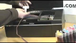 Epson Stylus P50 Photo Printer CISS (Continuous Ink System) Unboxing, Installing & Troubleshoot