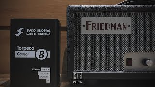 Friedman low Master volume test using Two Notes Captor attenuation