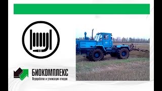 Поверхностное внесение навоза на поля. Октябрь 2015