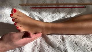 ASMR | Soft touch feet tickle