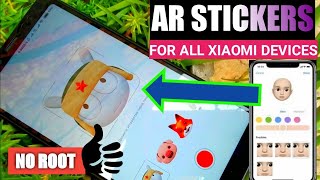 Mimoji for all xiaomi device AR stickers || AR sticker App For All Xiaomi Devices