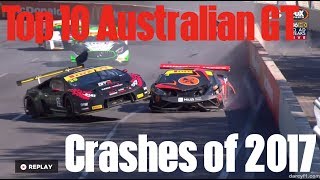 Top 10 Australian GT Crashes of 2017