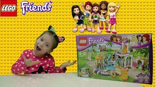 LEGO Friends   Heartlake Summer Pool – 41313   Распаковка Обзор 2017 NEW